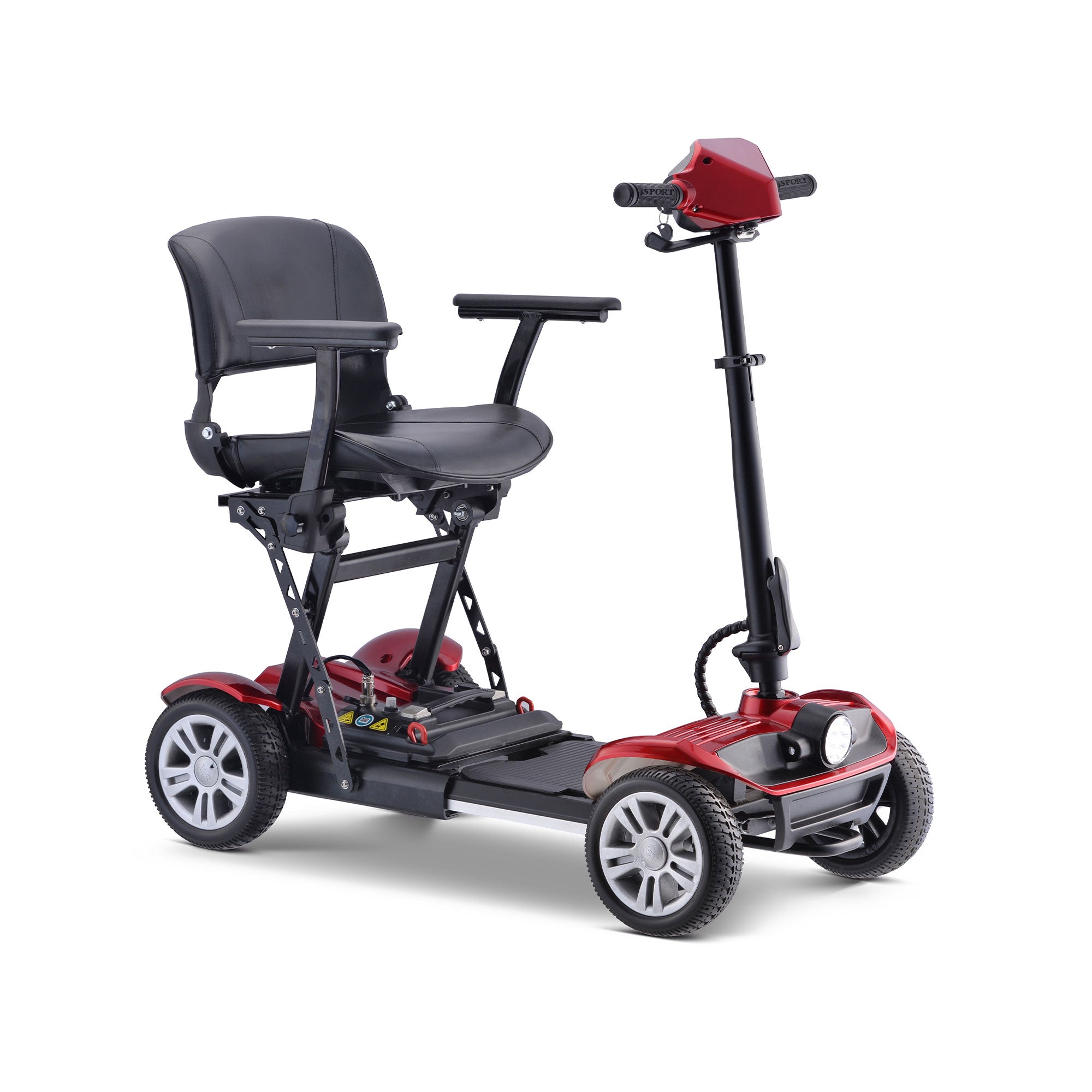 Rubicon FX05 - Lightweight, Foldable, All-Terrain 4-Wheel Mobility Scooter for Seniors & Disabled Adults | 3-Speed, 15-Mile Range, Motorized