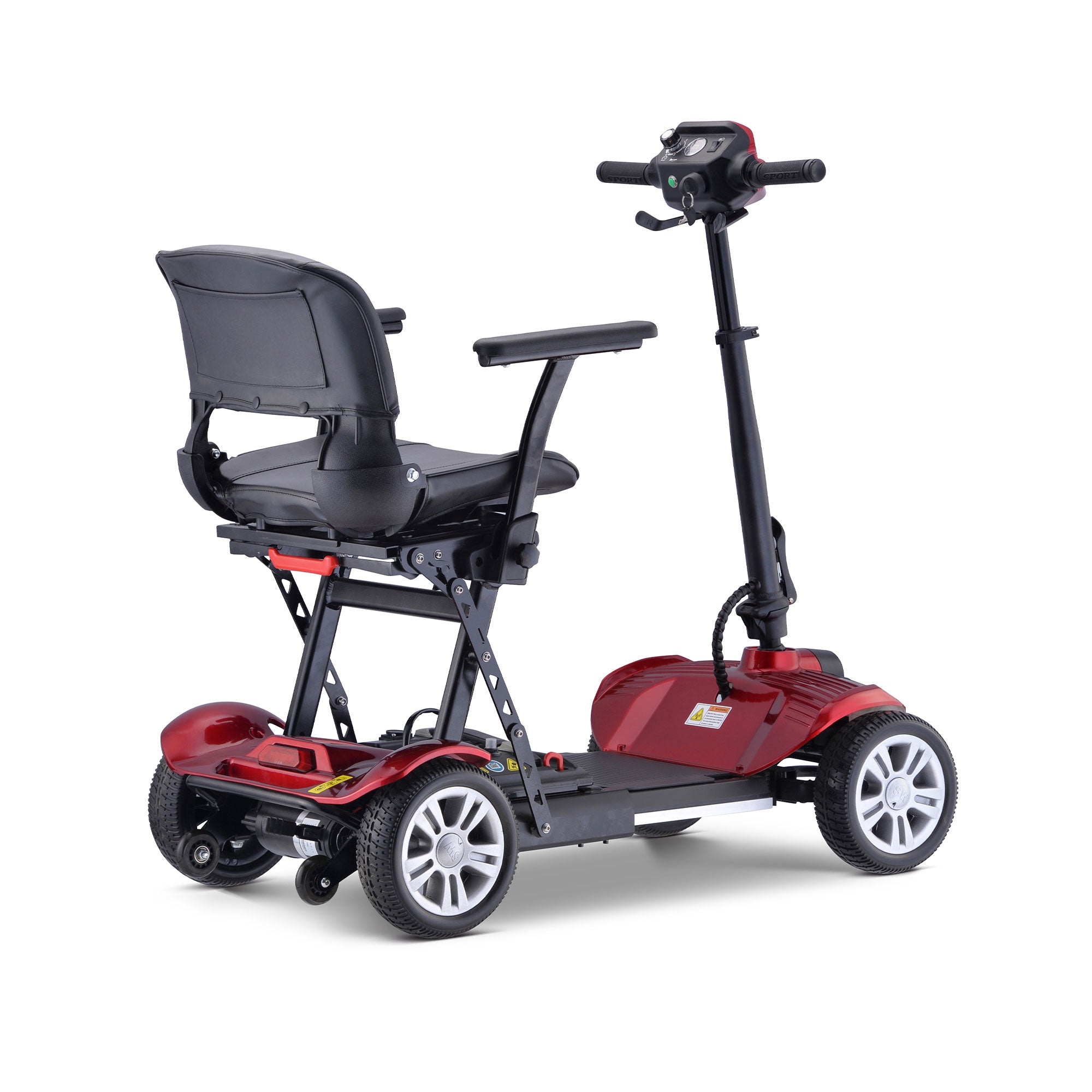 Rubicon FX05 - Lightweight, Foldable, All-Terrain 4-Wheel Mobility Scooter for Seniors & Disabled Adults | 3-Speed, 15-Mile Range, Motorized