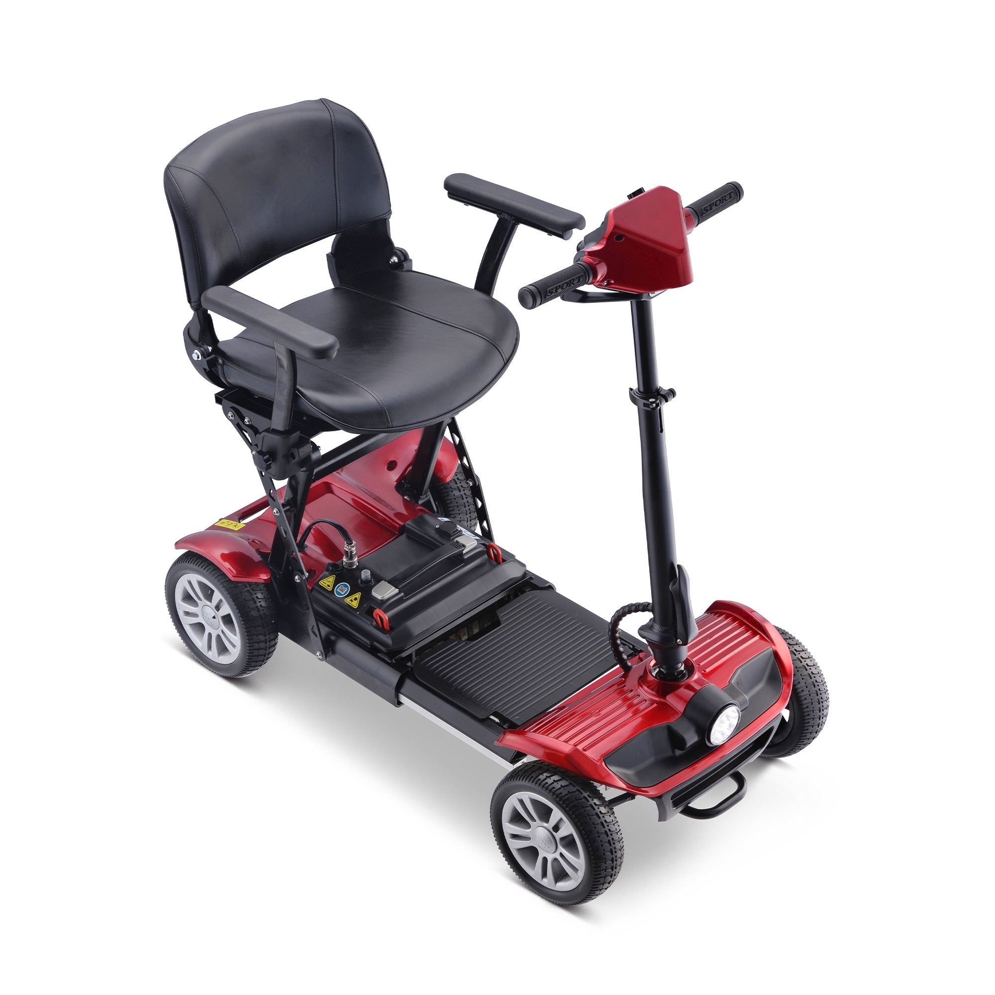 Rubicon FX05 - Lightweight, Foldable, All-Terrain 4-Wheel Mobility Scooter for Seniors & Disabled Adults | 3-Speed, 15-Mile Range, Motorized